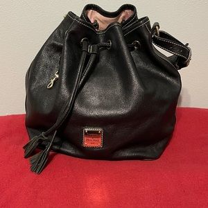 Black Leather Bag with ID card holder.